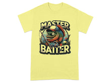 Master Baiter Cartoon Fishing Fun Graphic T-shirt