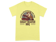 Soggy Beaver BBQ Yellow T-Shirt Fun Gift T-Shirt
