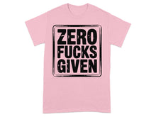 Zero Fucks Given Bold Statement T-shirt