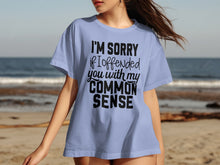 Apology Common Sense Graphic Tee Shirt
