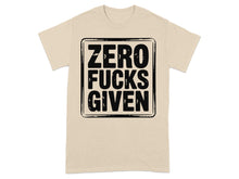 Bold Statement Zero Fucks Given Graphic T-shirt