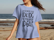 Humorous Beach Shirt with Bold Statement