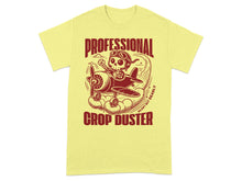 Professional Crop Duster Skeleton Pilot T-shirt