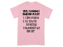 Humorous Shirt with Apology and Ironic Message