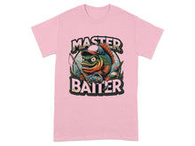 Funny Fish Cartoon Master Baiter Graphic T-shirt